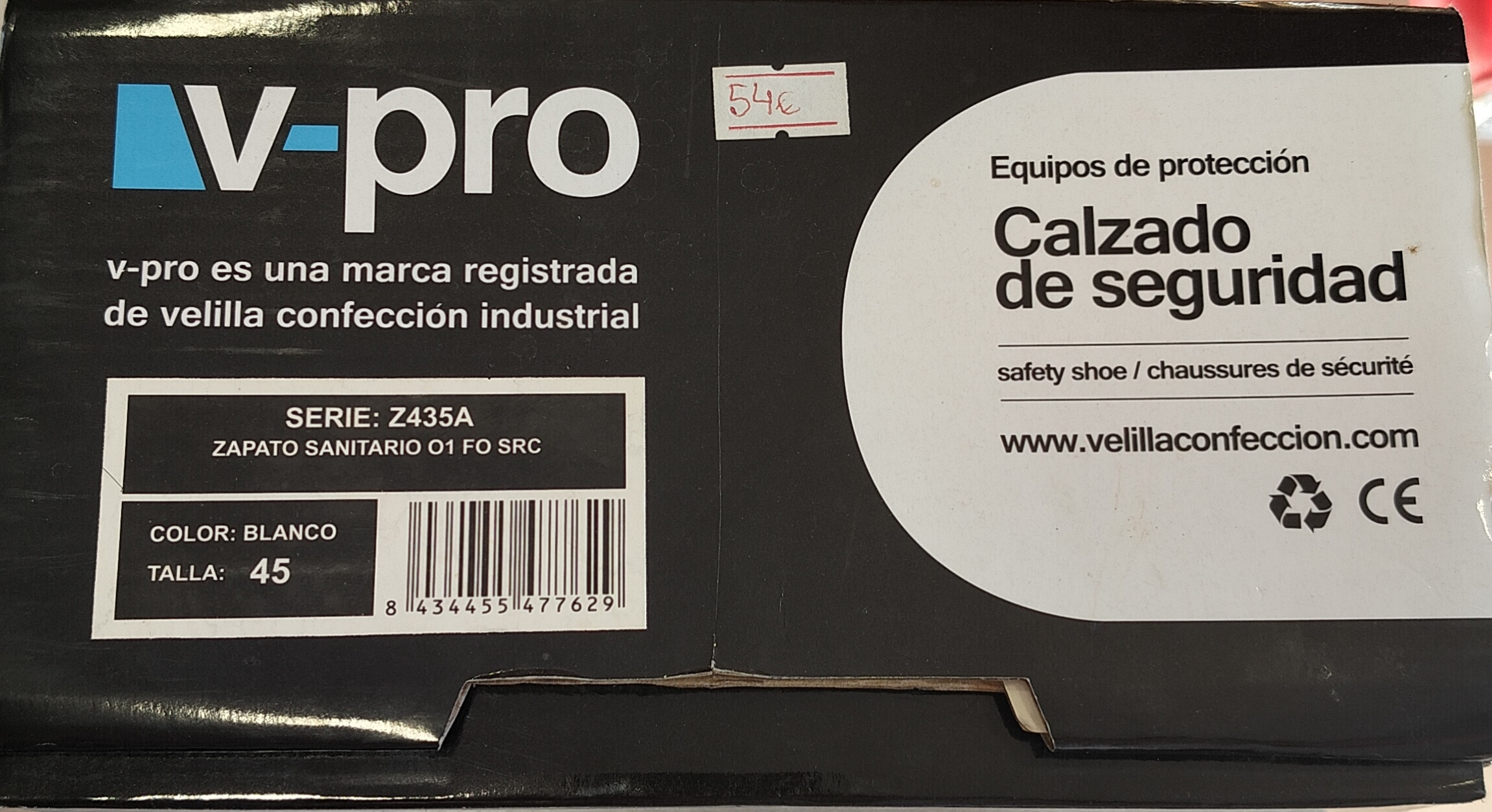 Oplus_131104 Calzado de Seguridad Sanitario O1 FO SRC V-PRO